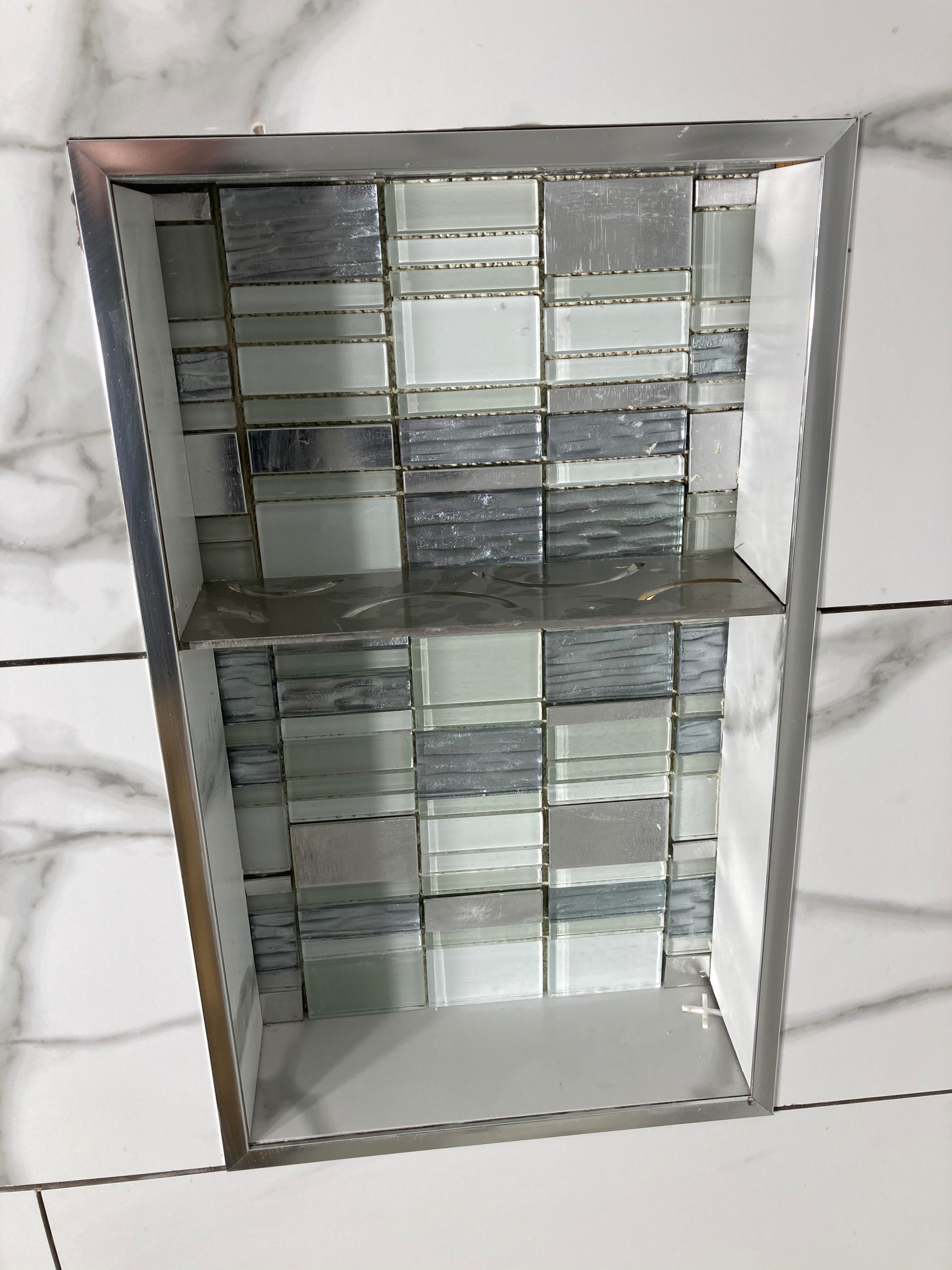 Stainless steel frame and shelf