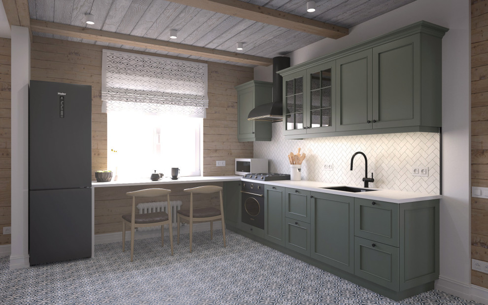 Дизайн проект дачного дома 70м