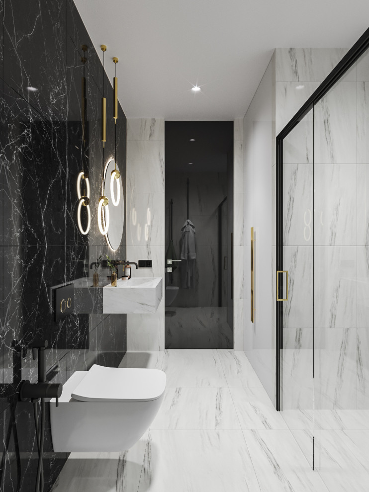 Яркий неоклассический интерьер