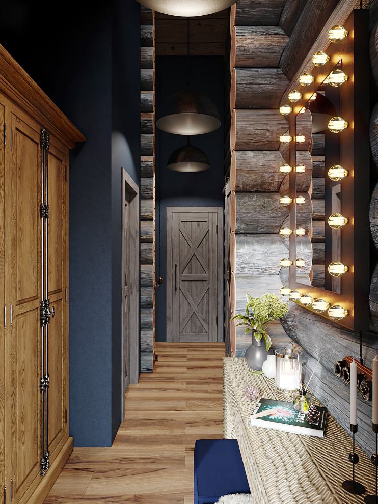 Дом из кело для рыбалки. Холл