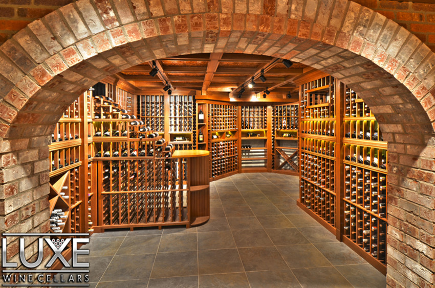 Design ideas for a mediterranean wine cellar in Seattle.