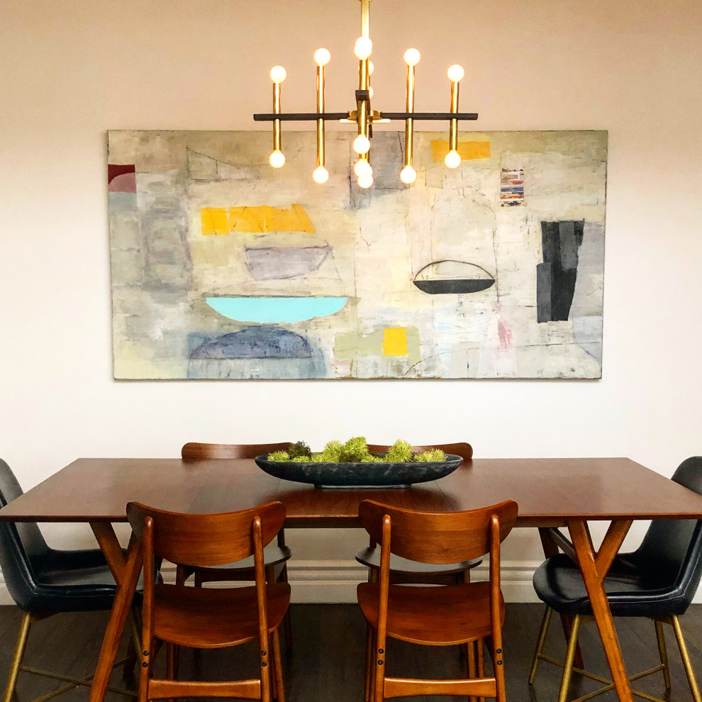 Transitional dining room photo in Phoenix