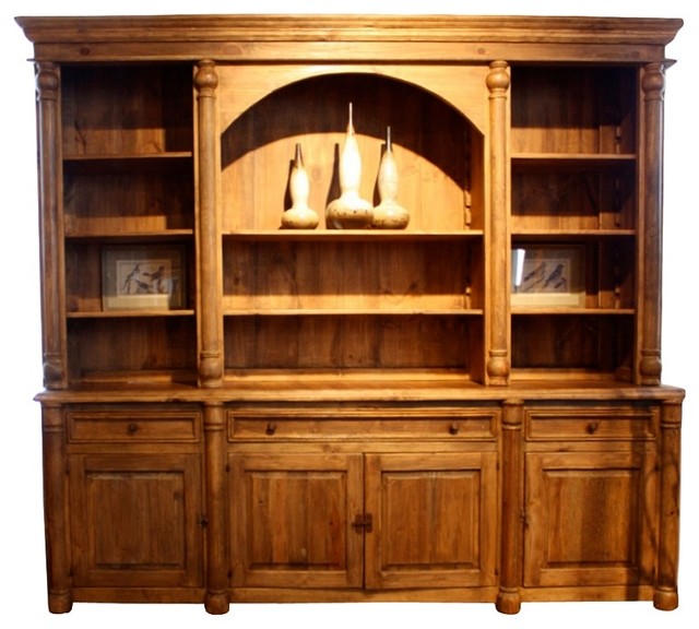 reclaimed library wall unit amazing worm wood - traditional reclaimed library wall unit amazing worm wood - traditional