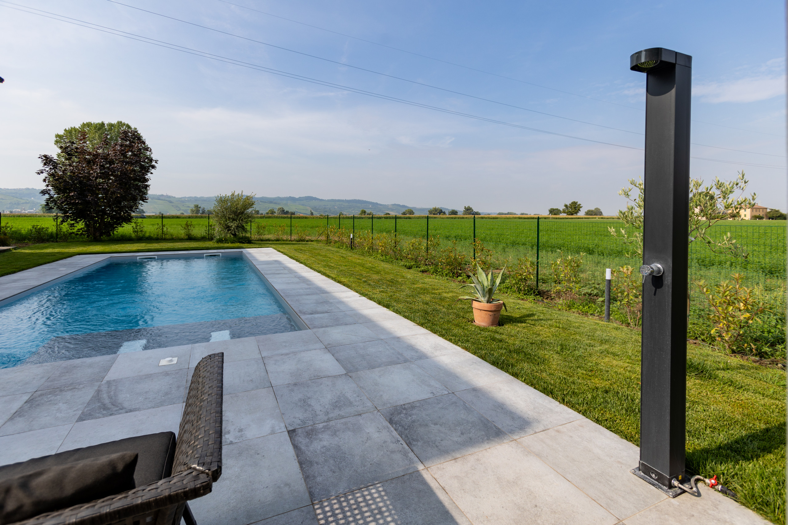 Villa SM | Realizzazione nuova piscina esterna con portico