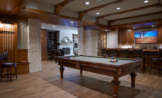 Georgian Residence New Canaan - Traditional - Basement - new york - by ...