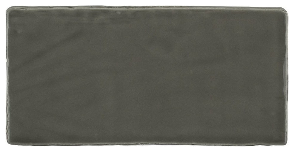 Cotswold Porcelain Tile, Gray, Sample Contemporary Wall And Floor