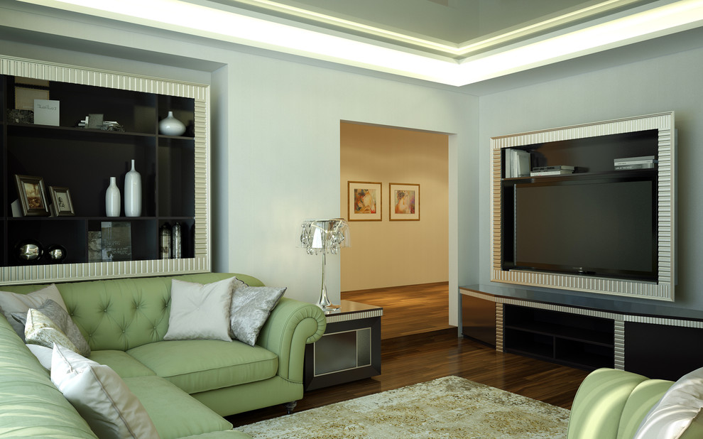 гостиная в стиле арт-деко