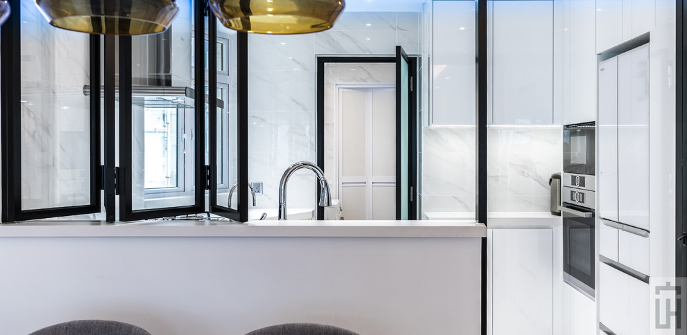 Slightly Opened Kitchen