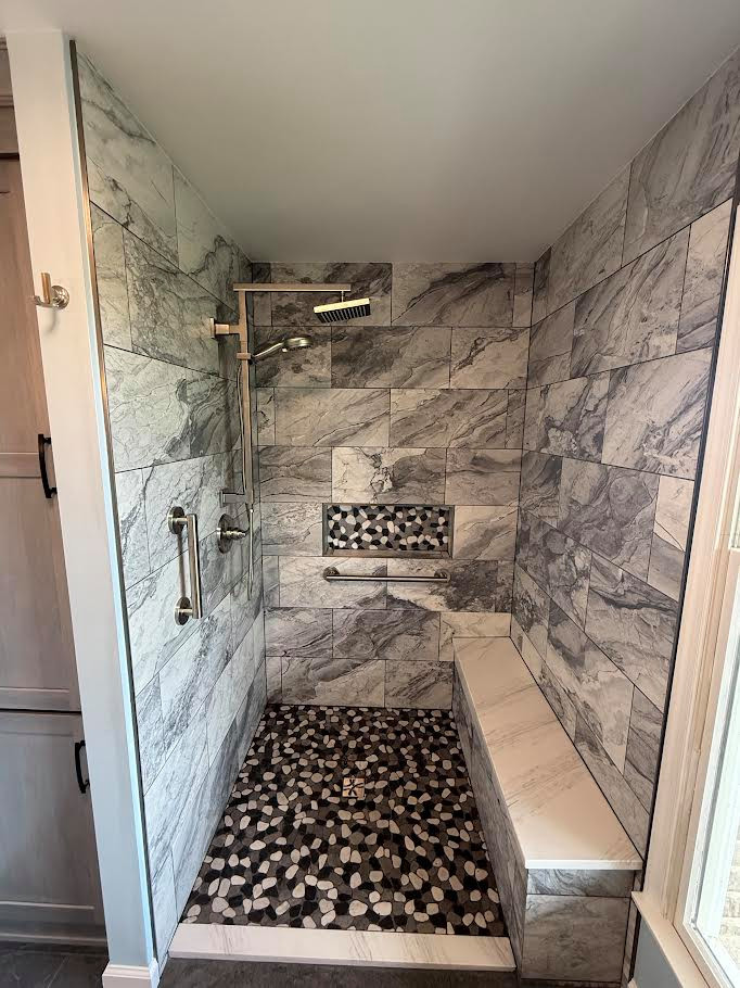Bathroom Remodel with Tile Shower