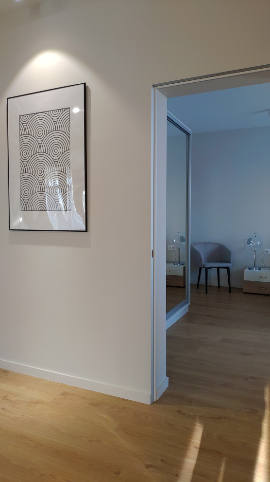 Частный дом в Нижней Гостагайке в светлом минималистичном стиле