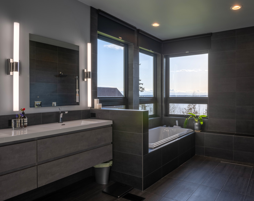 Zen House - Bathroom - Seattle - by Dan Nelson, Designs Northwest ...