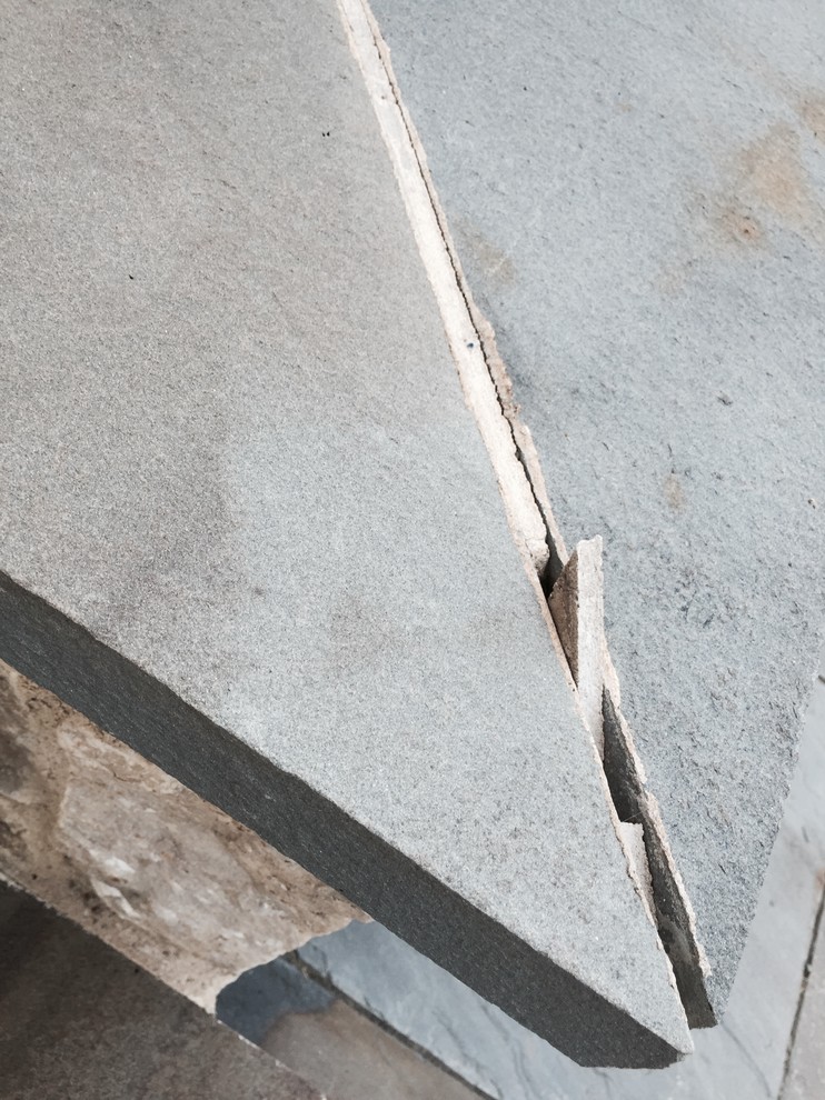 Mortar between bluestone capstones is cracking. What to replace with?