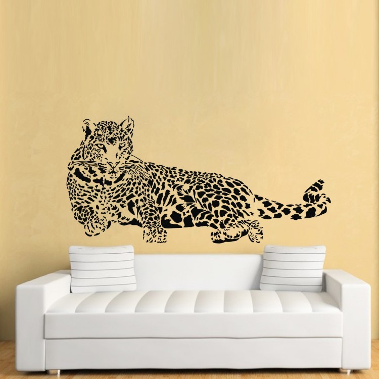 Wall Decals for Nursery Leopard Jungle Animal