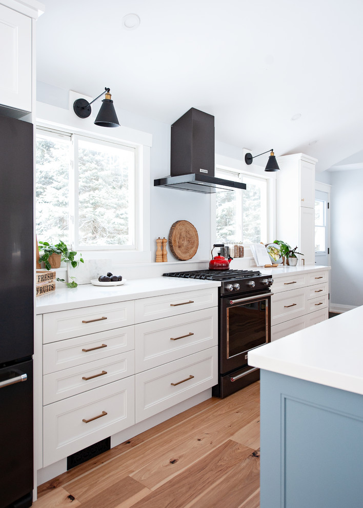 Inspiration for a transitional kitchen remodel in Toronto