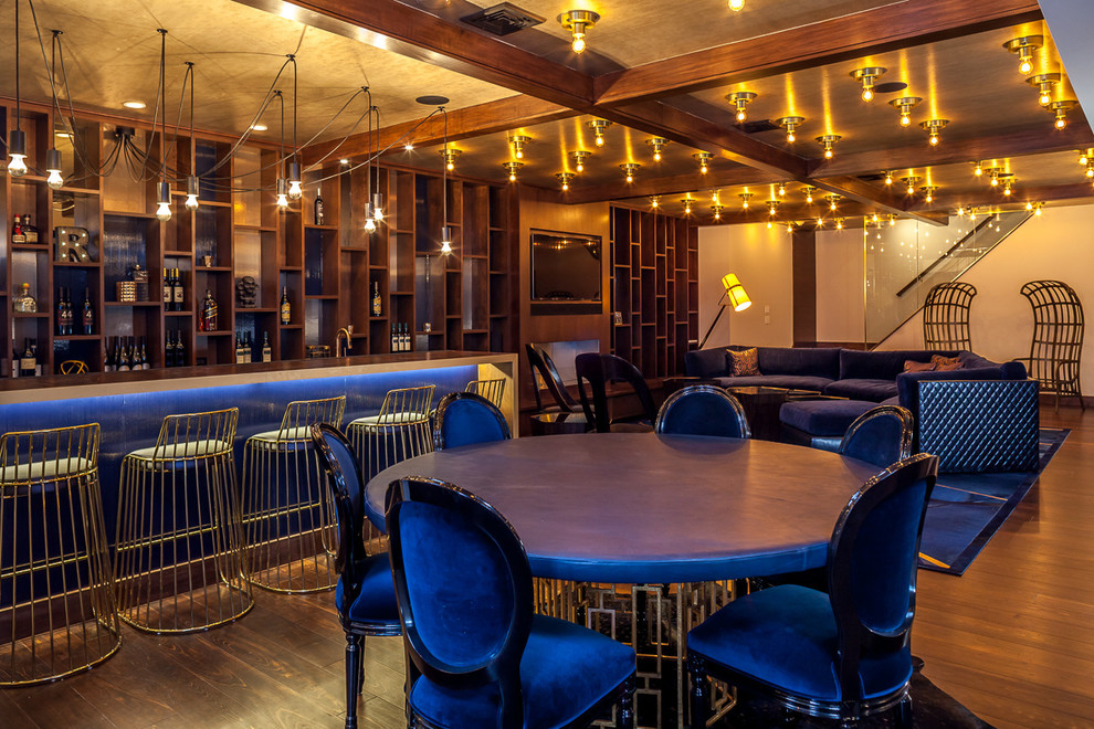 Unique Basement Renovation Contemporary Basement New York by