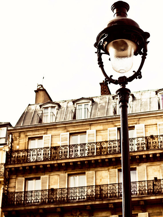 Paris Photography, Street Light Print by Photography by Anita