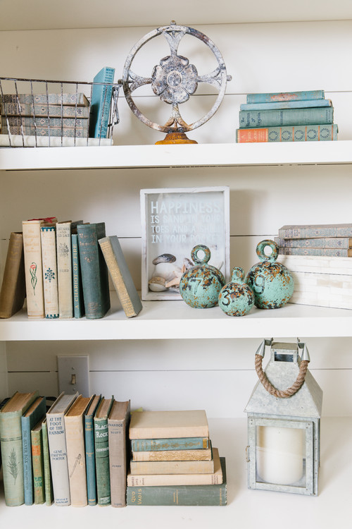 How to Decorate with Vintage Books Town & Country Living