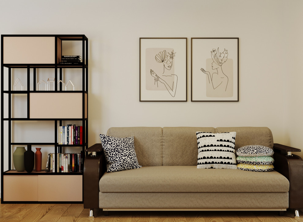 визуализация жилой комнаты