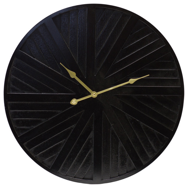 Numberless Wall Clock Transitional Wall Clocks by Melrose