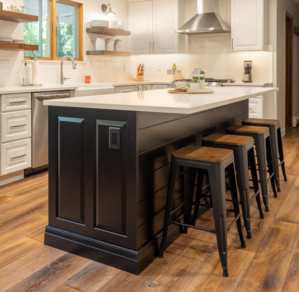 Inspiration for a transitional kitchen remodel in Denver