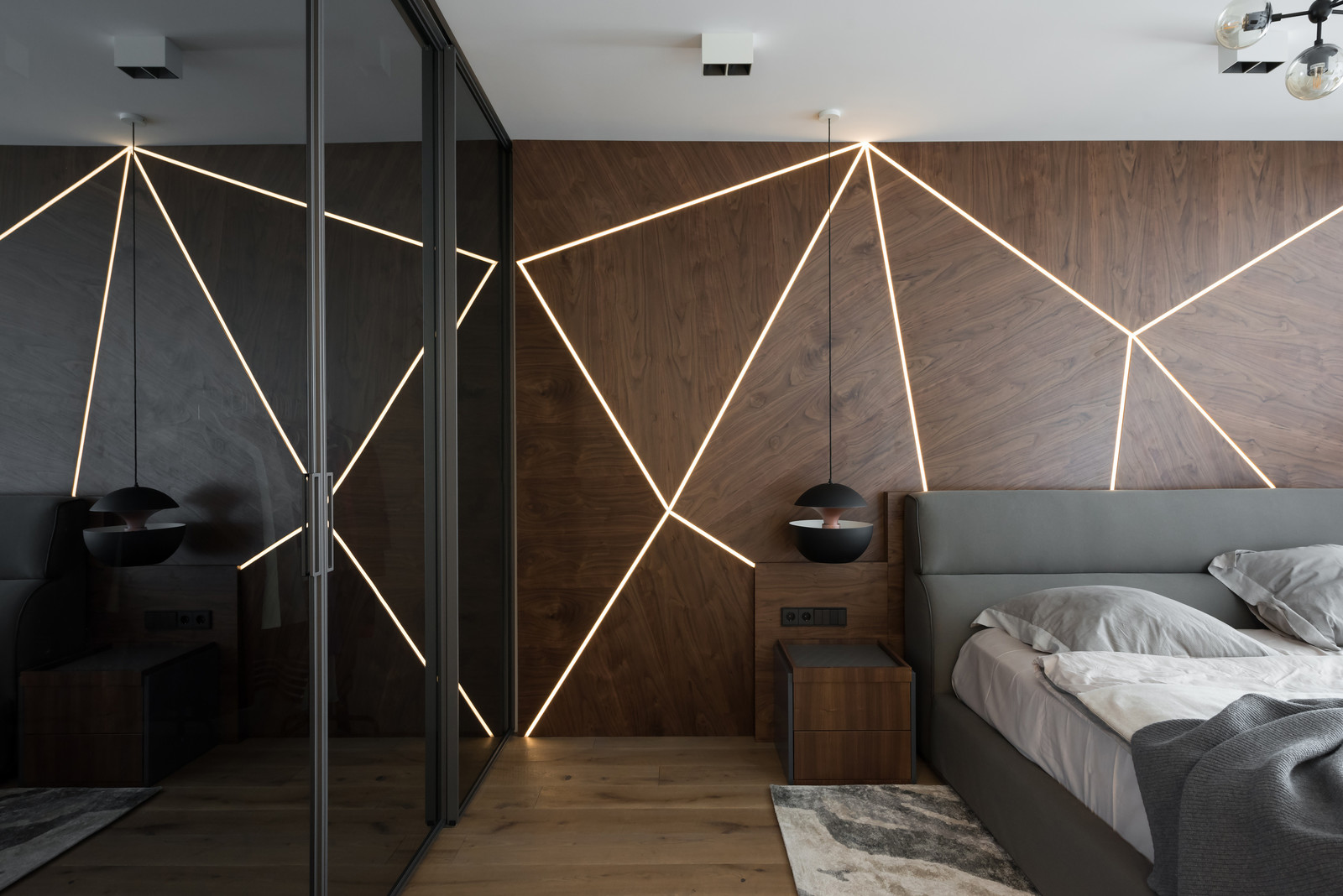 Текстиль в Апартаменты для прогрессивной семейной пары