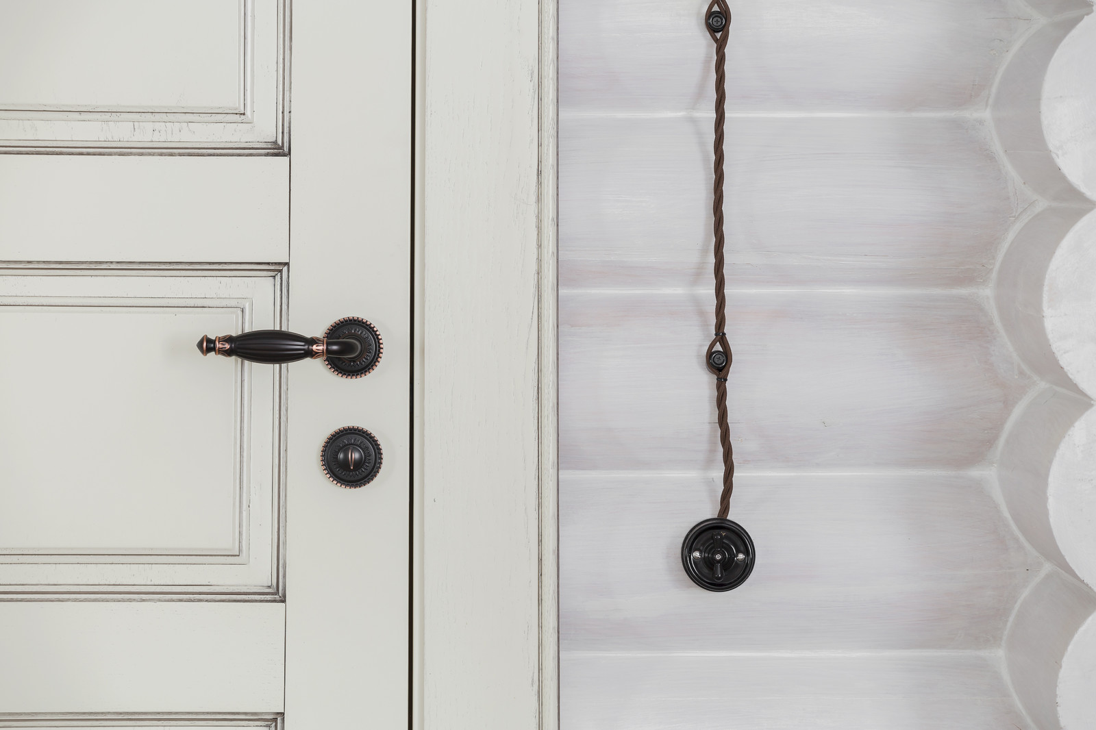 Интерьер в бревенчатом доме в Эсто-Садок