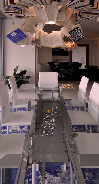 Azure Condo contemporaneo-sala-da-pranzo
