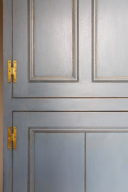Distressed Larder Cupboard traditional-kitchen