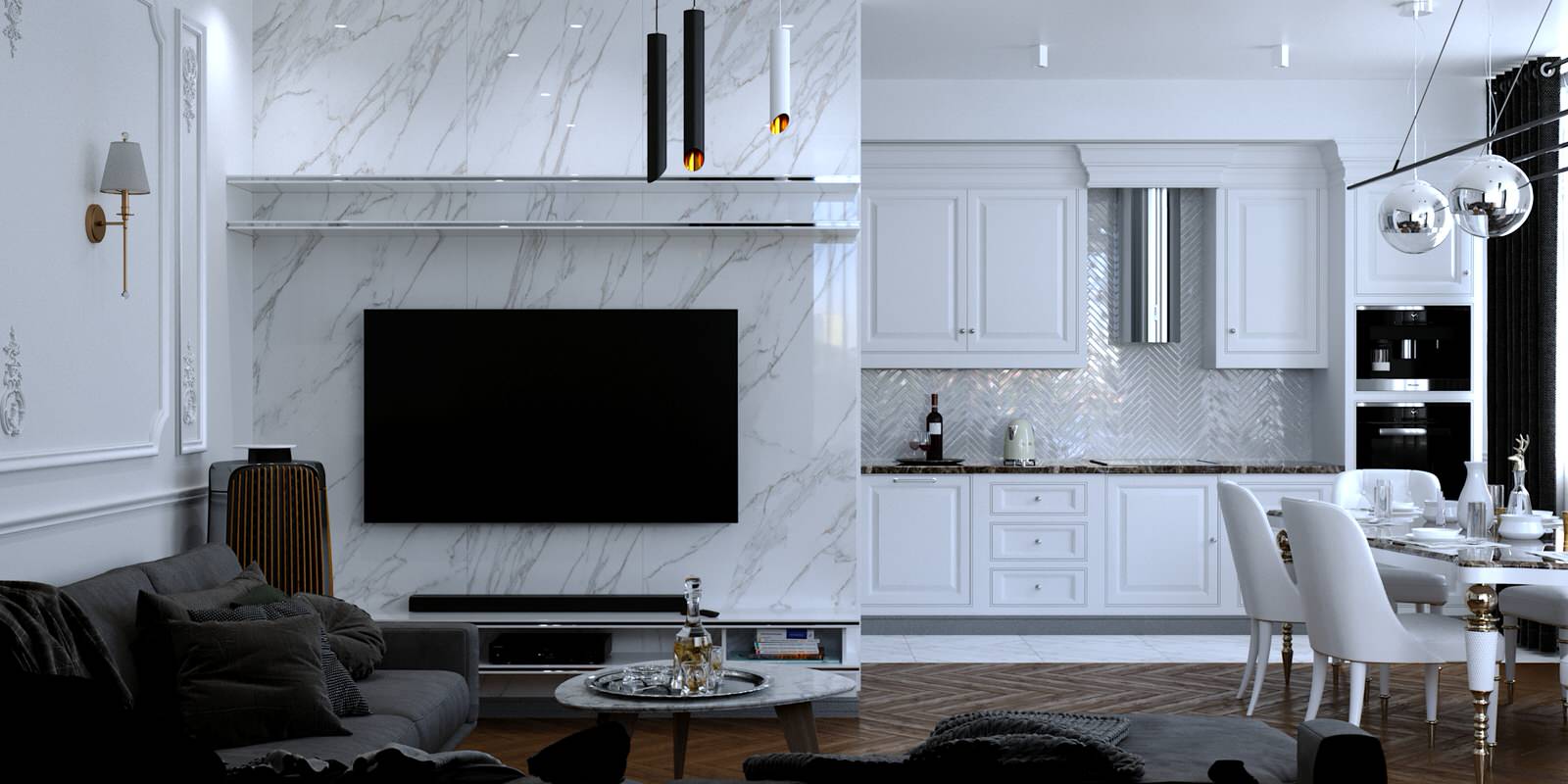 Дизайн проект 2-х комнатной квартиры в Казани