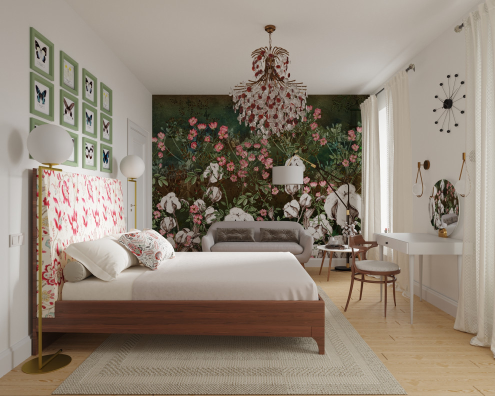 Эклектичная спальня