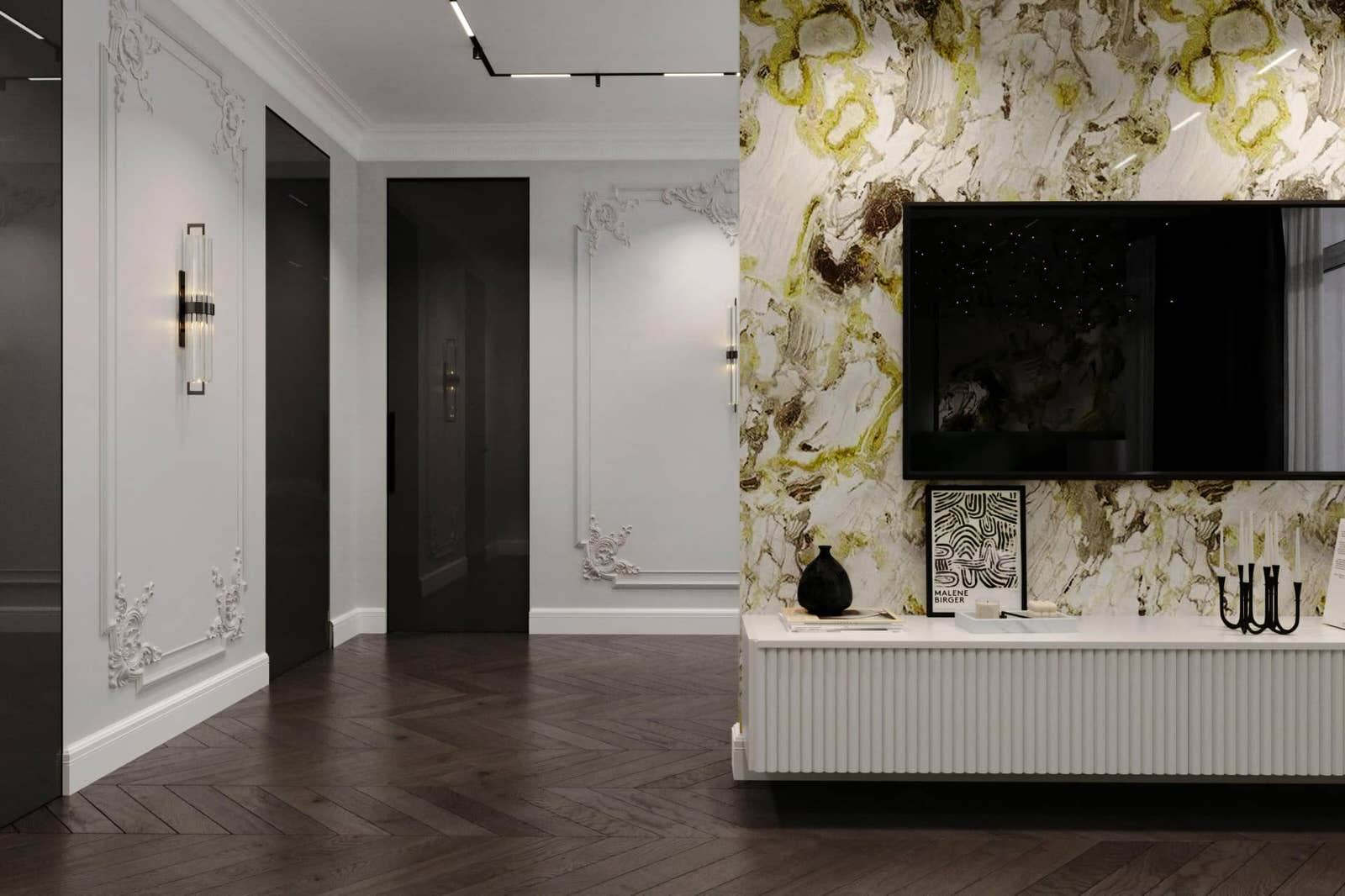 Дизайн и ремонт квартиры в ЖК "Триколор" — Квартира с секретом