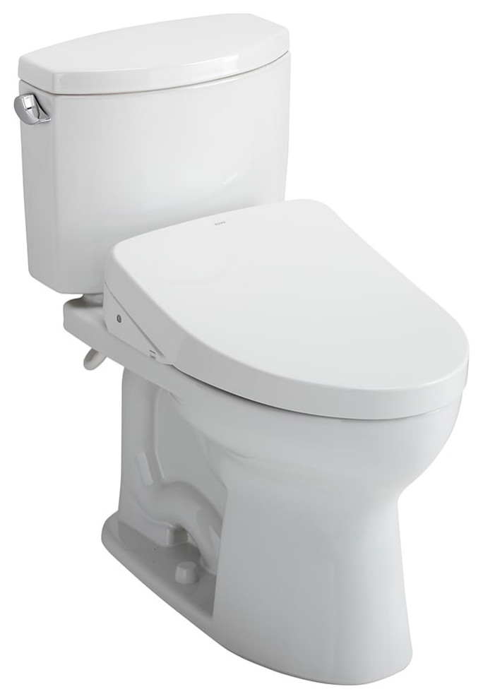 TOTO MW4543056CEFGA01 Drake II 2Piece Toilet with Washlet Bidet Seat