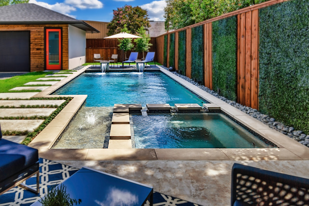 Geometric Pool Designs Dallas, Highland Park & Plano - Pool - Dallas ...