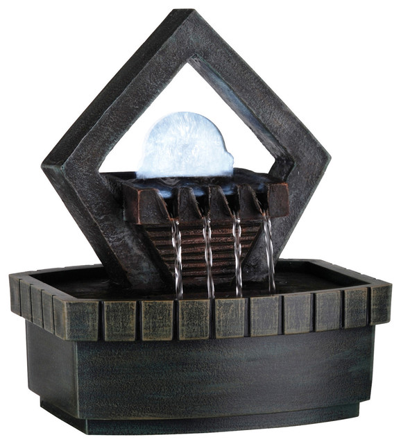 9.5" Meditation Fountain With LED Light