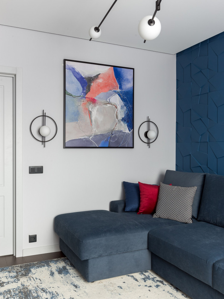 Синий, синий иней... на Ленинском (фото)