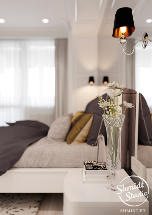 Проект интерьера "Искусный", Минск, 80м.кв