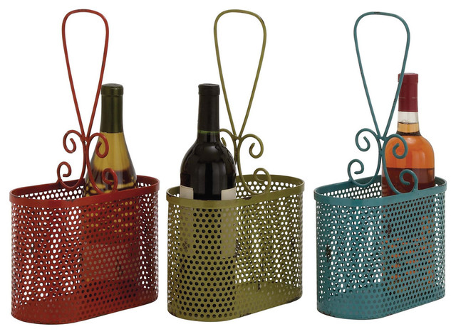 Farah 3-Piece Wine Basket Set