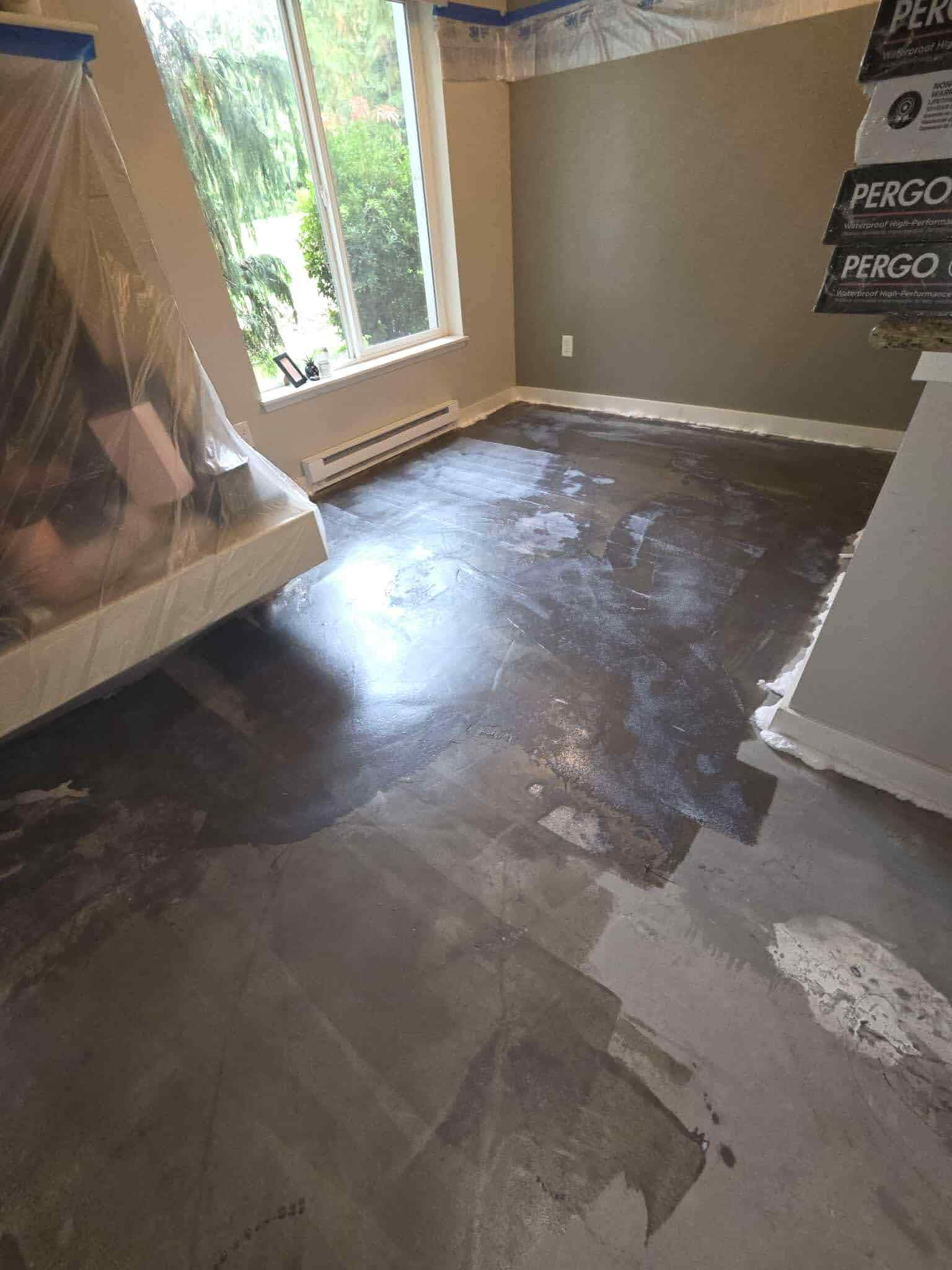 Concrete Subfloor Leveling & Prep