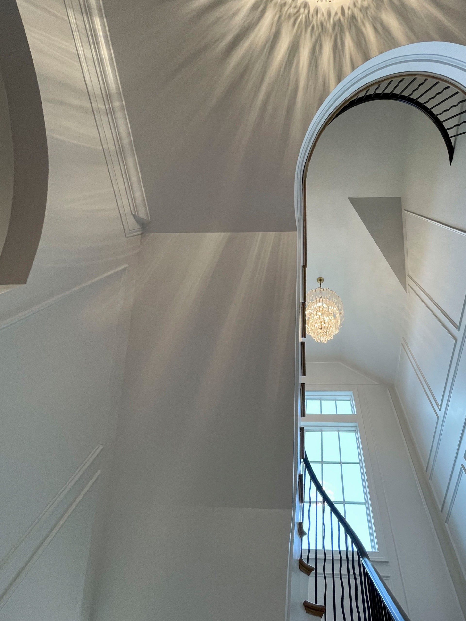 106_Modern Balustrade System Meets Traditional Winding Stairs, Aldie VA  20105