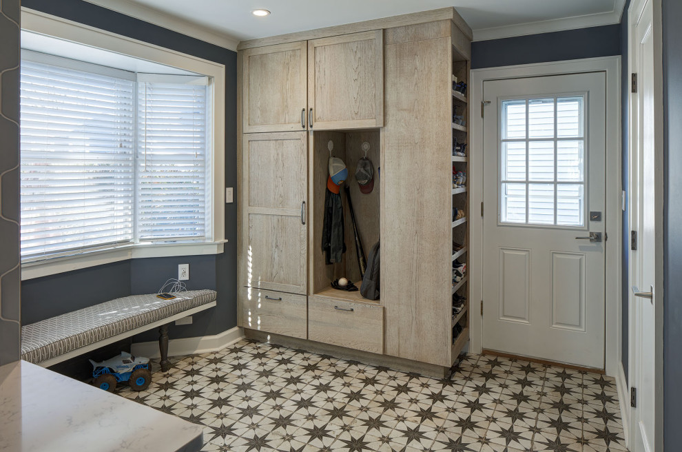 Modern Farmhouse Kitchen & Mudroom - Farmhouse - Entry - New York - by ...