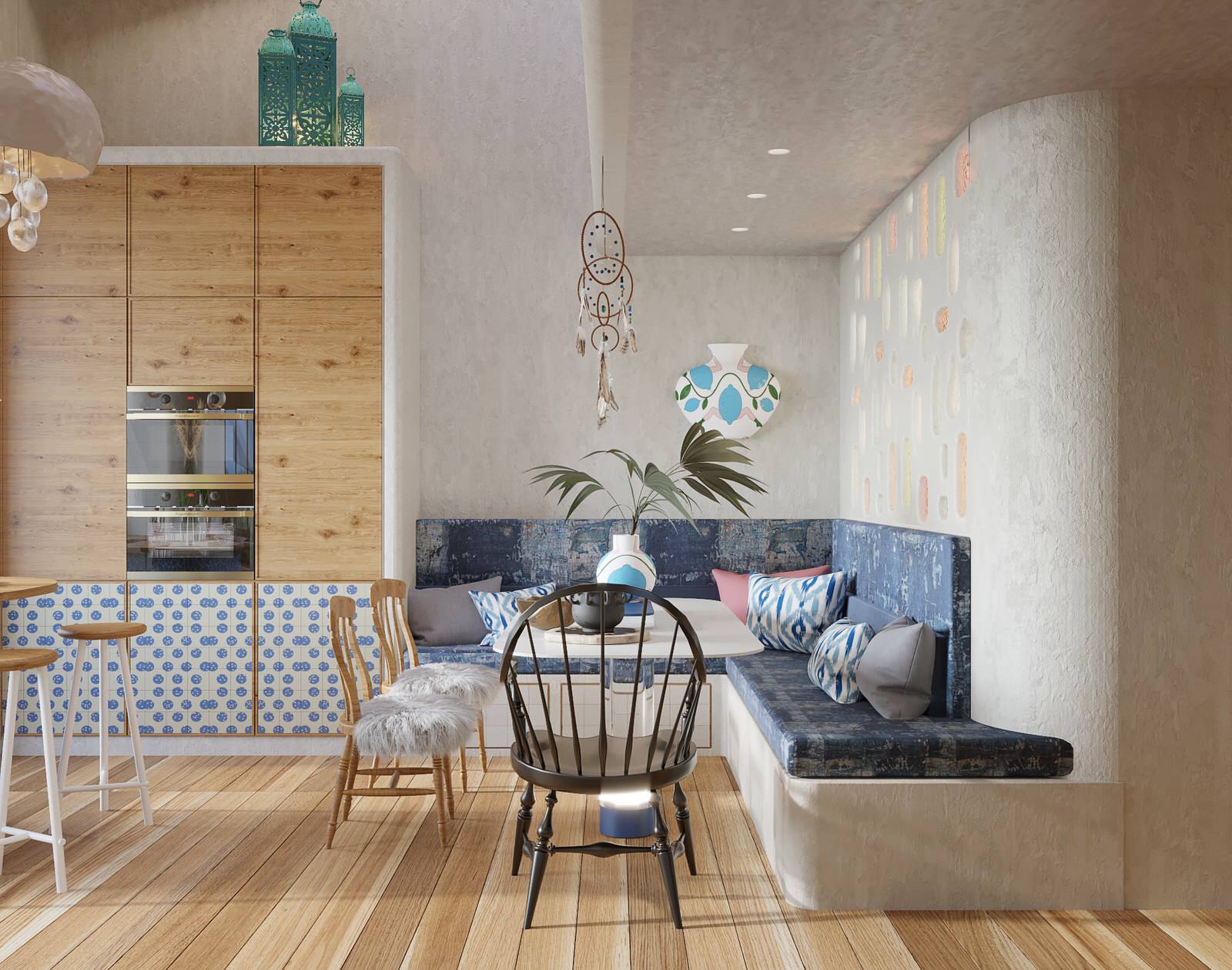 Кухня-столовая. Квартира в ЖК "Ангелово"