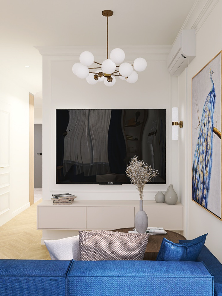 Кухня-гостиная в стиле Современная классика