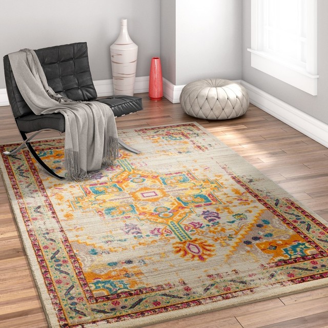 Well Woven Lau Chelsea Modern Vintage Multi Area Rug Well Woven Lau Chelsea Modern Vintage Multi Area Rug Contemporary Rugs By