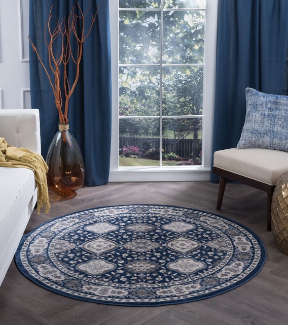 Syracuse Traditional Oriental Area Rug Traditional Area Rugs by