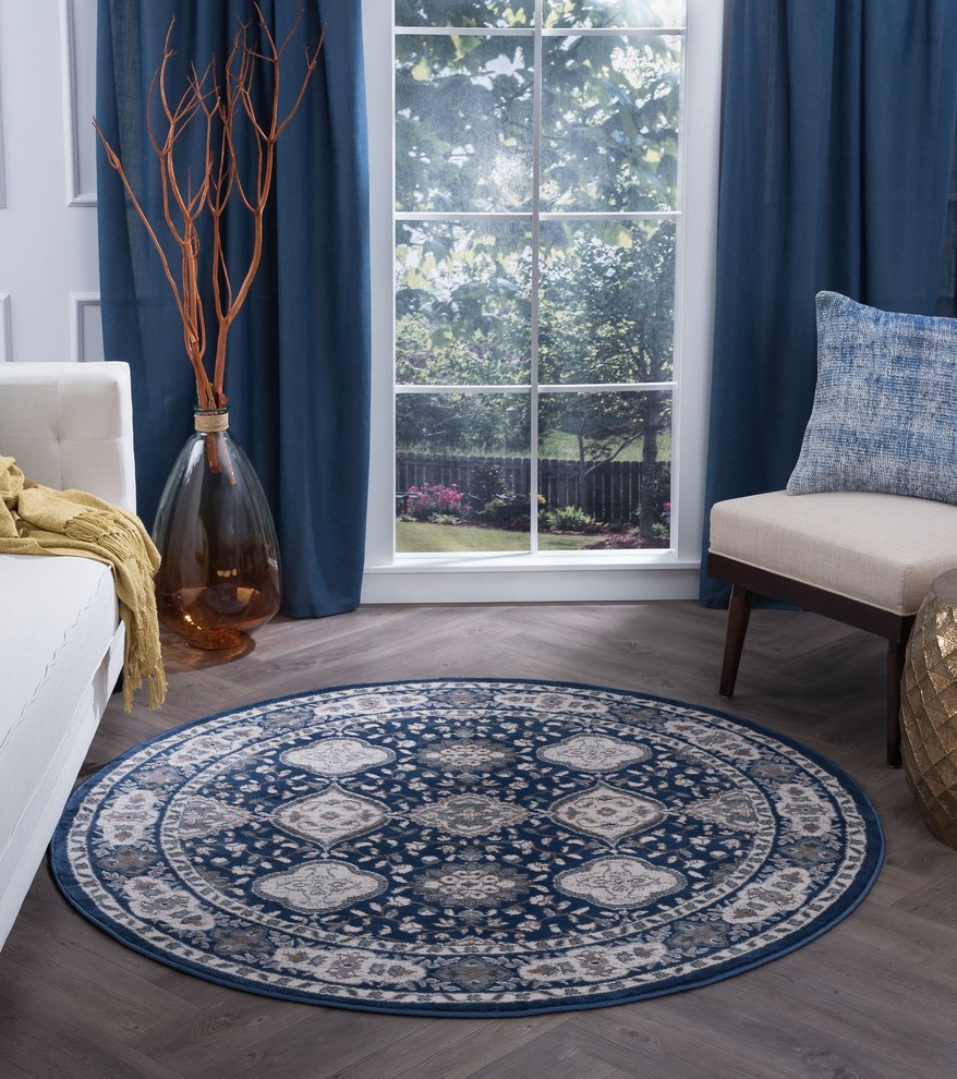 Syracuse Traditional Oriental Area Rug Traditional Area Rugs by