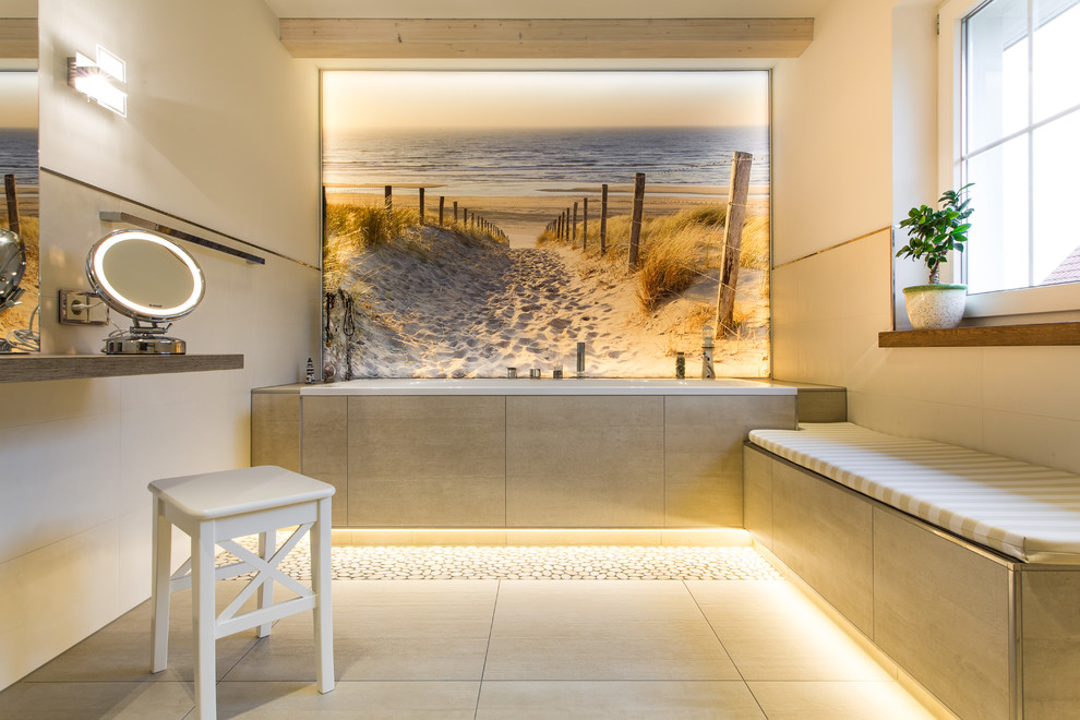 Maritimes Badezimmer in Dresden