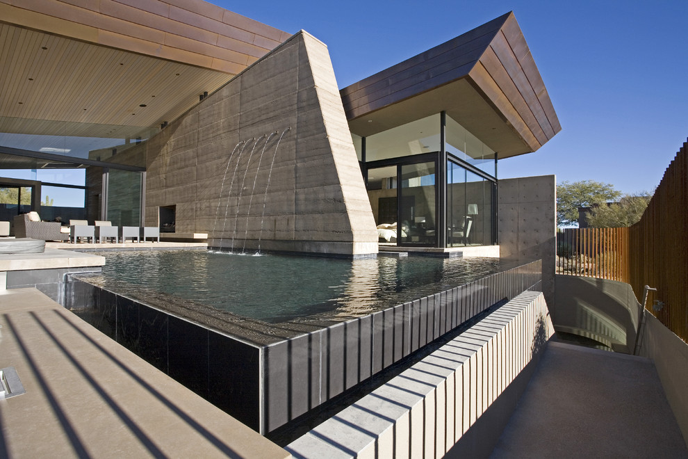 This is an example of a contemporary exterior in Phoenix.