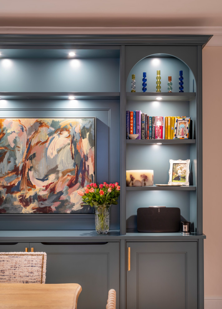 Beautiful Bespoke Wall Unit with Custom Storage
