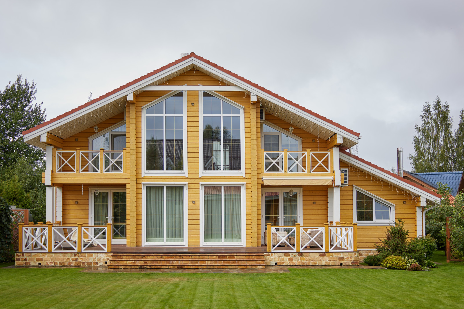 Загородный дом из бруса