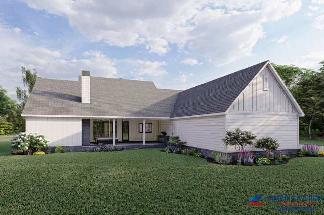 Modern Farmhouse Plan 4534-00039 - Country - House Exterior - Atlanta ...